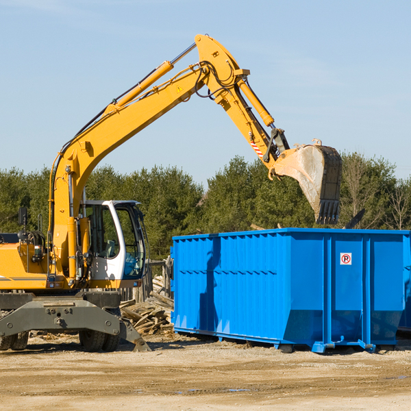 what size residential dumpster rentals are available in Rossville IN